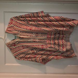 Billabong poncho awesome print